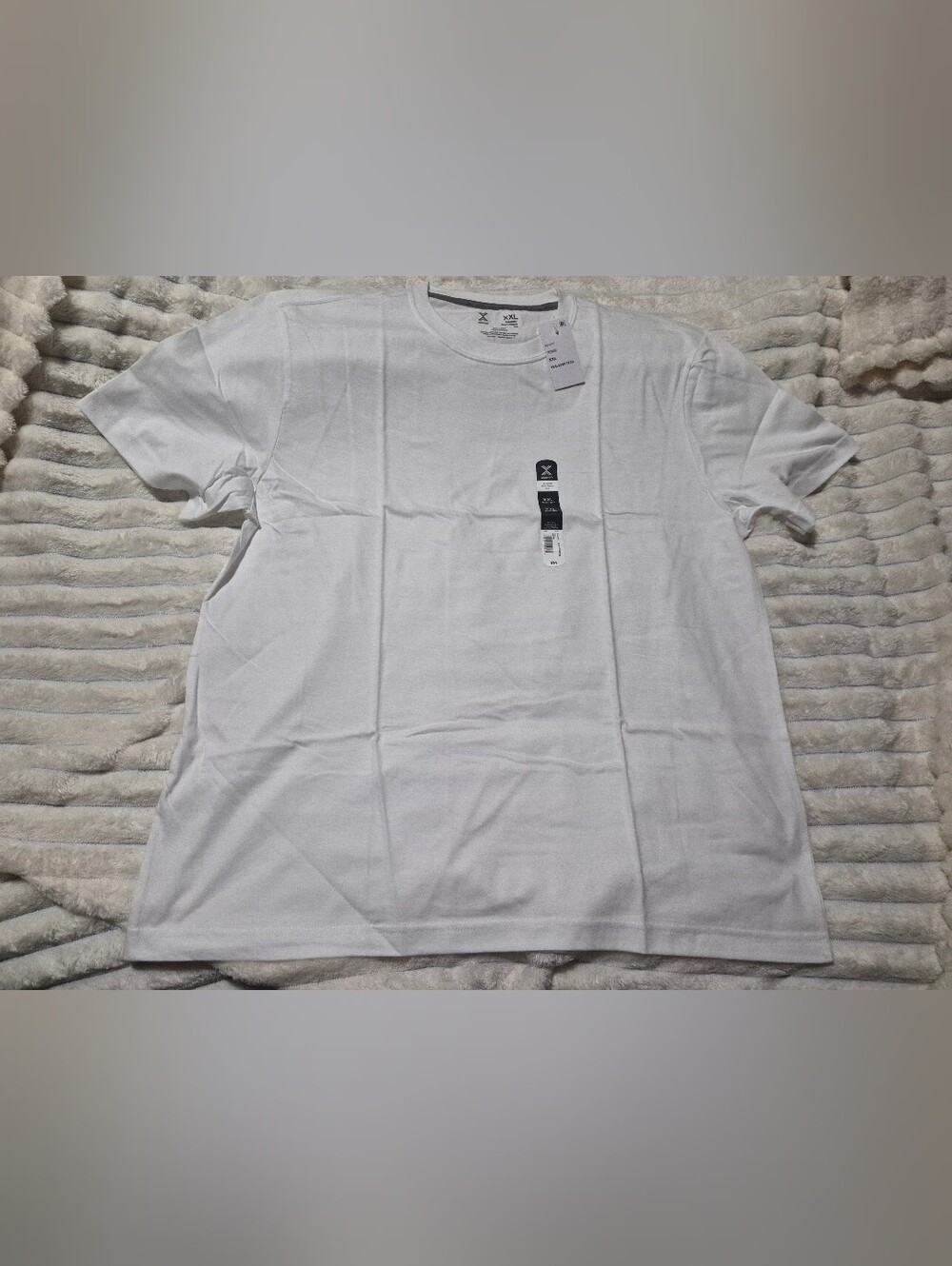 Xersion White Short Sleeve Crew Neck Tee